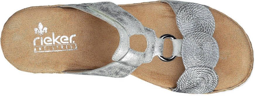 Rieker Slippers sleehak zomerschoen slipper voor de zomer