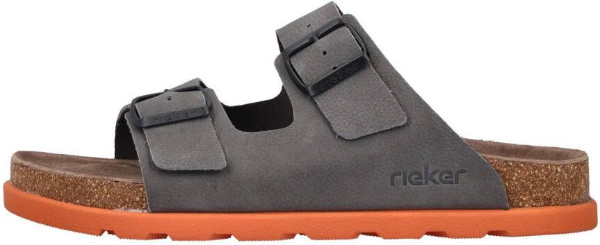 Rieker Slippers zomerschoen strand schoen huisschoen met comfortabel voetbed