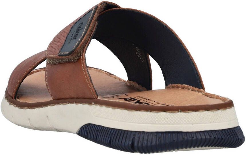 Rieker Slippers zomerschoen slippers klittenbandschoen met klittenbandjes