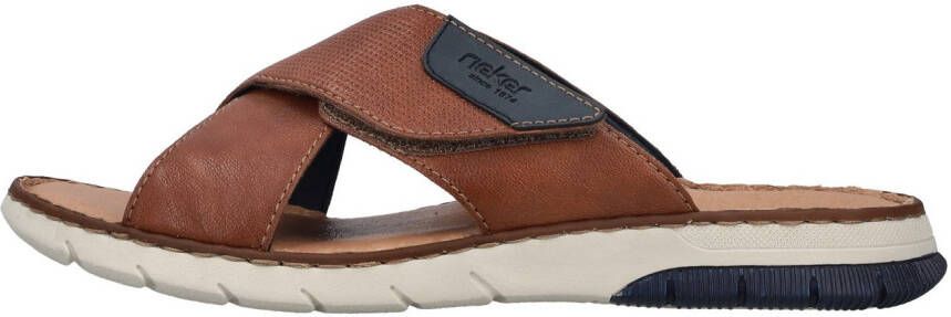 Rieker Slippers zomerschoen slippers klittenbandschoen met klittenbandjes