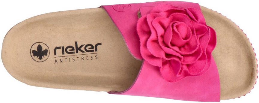 Rieker Slippers zomerschoen slippers met modieus plateau