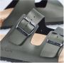 Rieker Slippers zomerschoen slippers pantoffel met twee klittenbandsluitingen - Thumbnail 10
