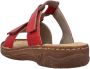 Rieker Slippers Zomerschoen slippers vakantieschoen klittenbandschoen met perforatie - Thumbnail 12