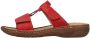 Rieker Slippers Zomerschoen slippers vakantieschoen klittenbandschoen met perforatie - Thumbnail 10