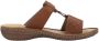 Rieker Slippers zomerschoen strand-schoen klittenbandschoen met perforatie - Thumbnail 5