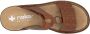Rieker Slippers zomerschoen strand-schoen klittenbandschoen met perforatie - Thumbnail 8
