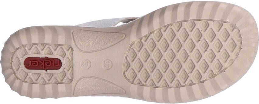 Rieker Slippers zomerschoen strandschoen met verstelbare klittenbandsluitingen