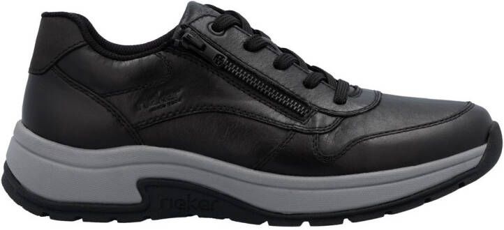 Rieker Sneakers Veterschoen lage schoen vrijetijdsschoen met gepolsterde schachtversteviging