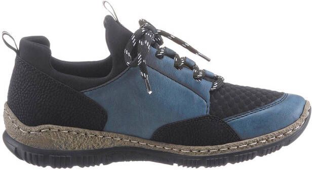 Rieker Veterschoen Blauw gecombineerd - Foto 5