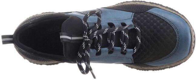 Rieker Veterschoen Blauw gecombineerd - Foto 6