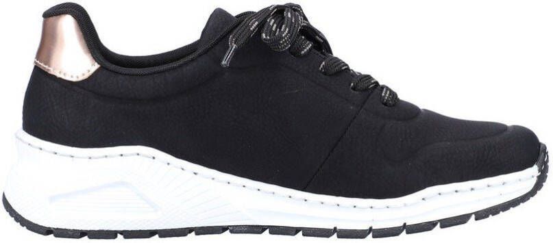 Rieker Sneakers met memosoft-binnenzool vrijetijdsschoen lage schoen veterschoen