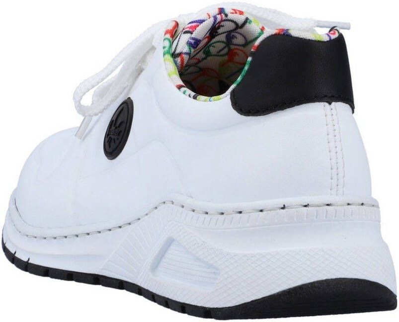 Rieker Sneakers met memosoft-binnenzool vrijetijdsschoen lage schoen veterschoen