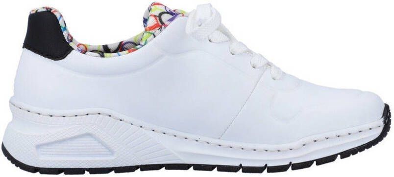 Rieker Sneakers met memosoft-binnenzool vrijetijdsschoen lage schoen veterschoen