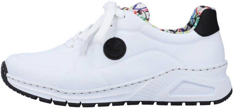 Rieker Sneakers met memosoft-binnenzool vrijetijdsschoen lage schoen veterschoen