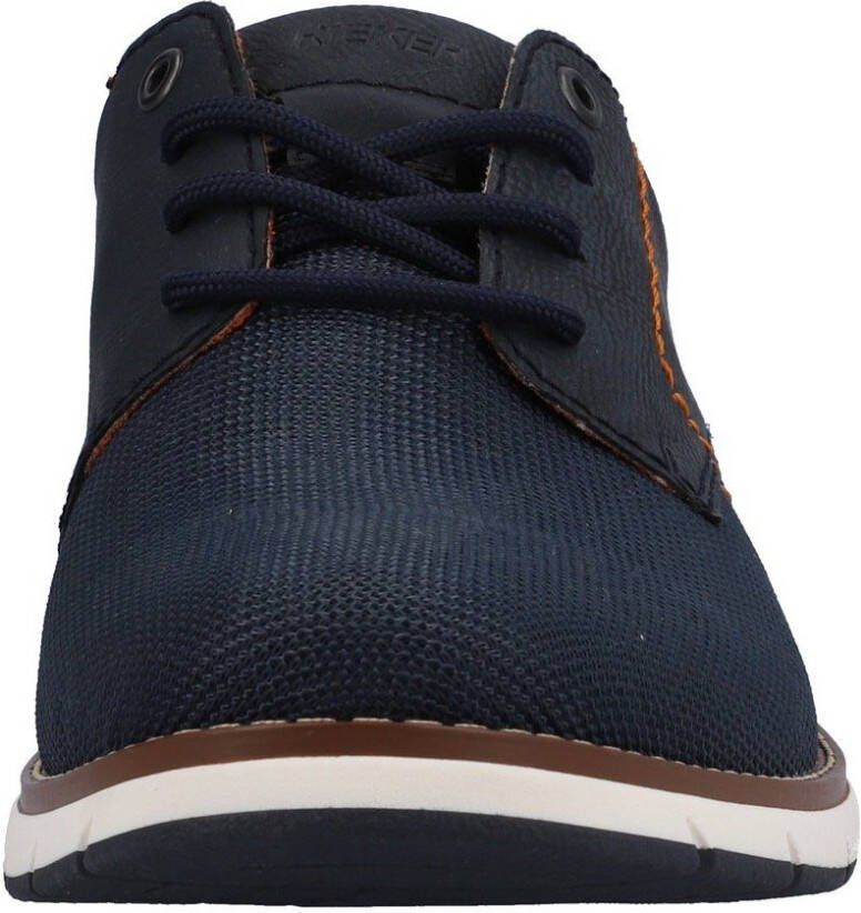 Rieker Sneakers met contrasterende decoratieve naad vrijetijdsschoen lage schoen veterschoen