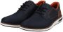 Rieker Sneakers met contrasterende decoratieve naad vrijetijdsschoen lage schoen veterschoen - Thumbnail 8