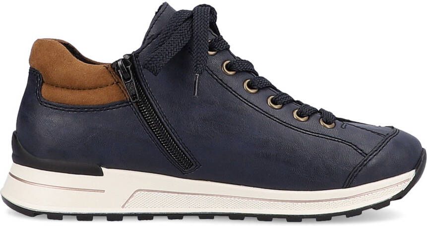 Rieker Sneakers met zachte schacht vrijetijdsschoen lage schoen veterschoen