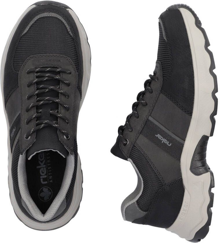 Rieker Sneakers in sportieve look vrijetijdsschoen lage schoen veterschoen