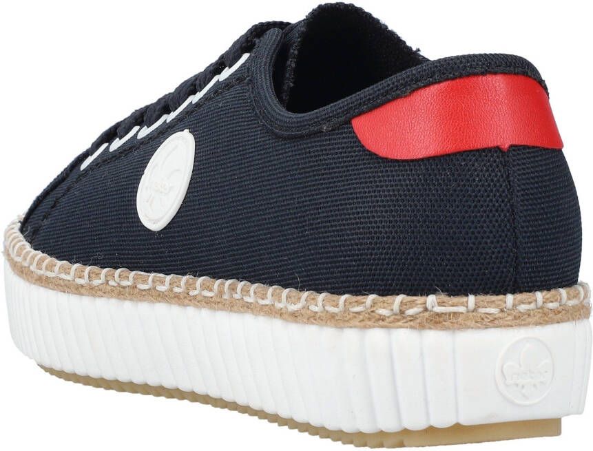 Rieker Sneakers met uitneembare binnenzool vrijetijdsschoen lage schoen veterschoen