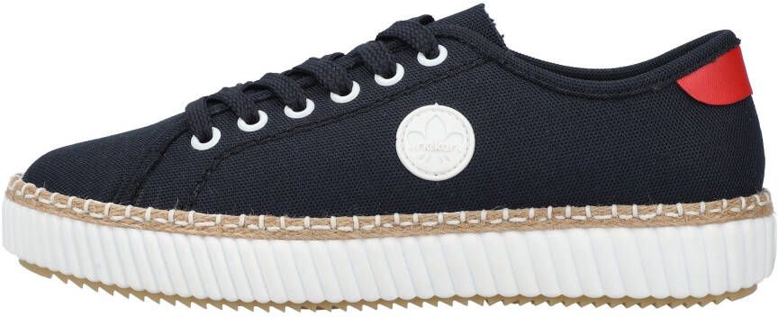Rieker Sneakers met uitneembare binnenzool vrijetijdsschoen lage schoen veterschoen