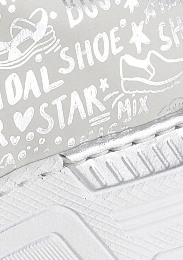 Rieker Sneakers bedrukt met letters vrijetijdsschoen lage schoen veterschoen - Foto 8