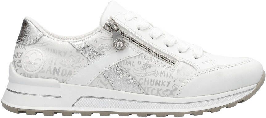 Rieker Sneakers verwijderbare zachte inlegzool vrijetijdsschoen lage schoen veterschoen