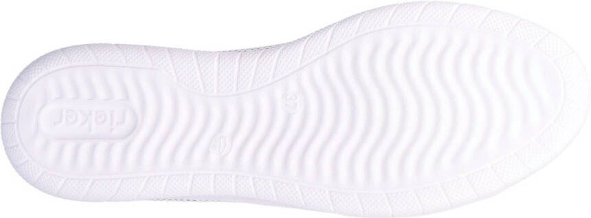 Rieker Sneakers verwijderbare textielinlegzool vrijetijdsschoen lage schoen veterschoen