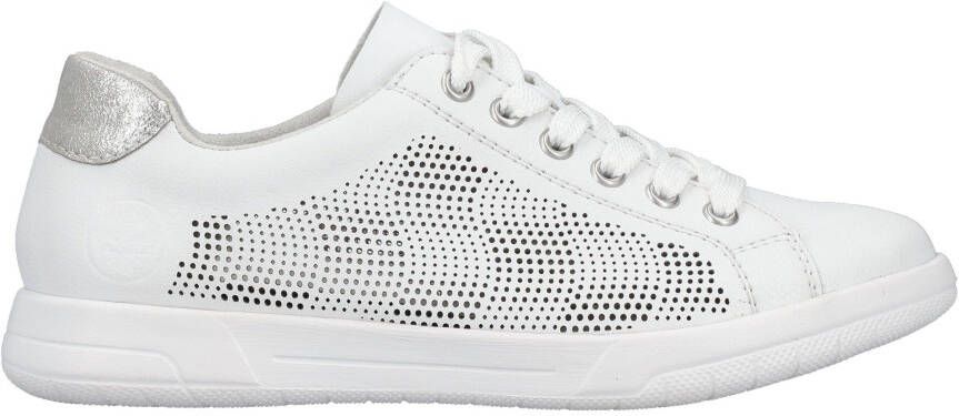 Rieker Sneakers verwijderbare textielinlegzool vrijetijdsschoen lage schoen veterschoen