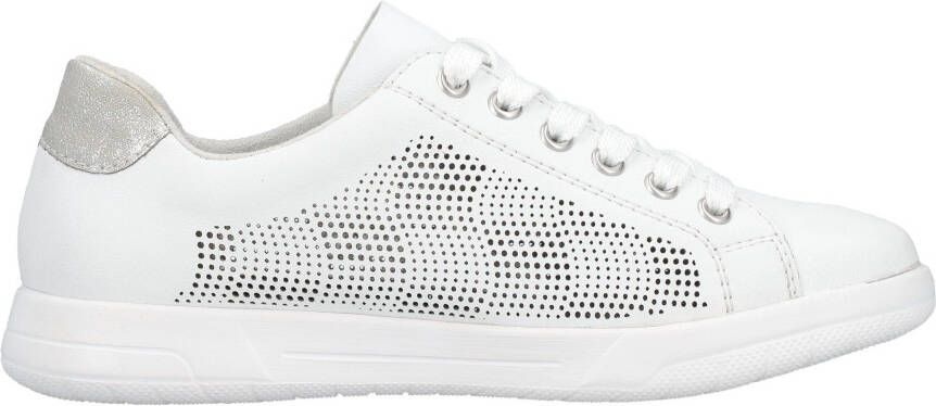 Rieker Sneakers verwijderbare textielinlegzool vrijetijdsschoen lage schoen veterschoen