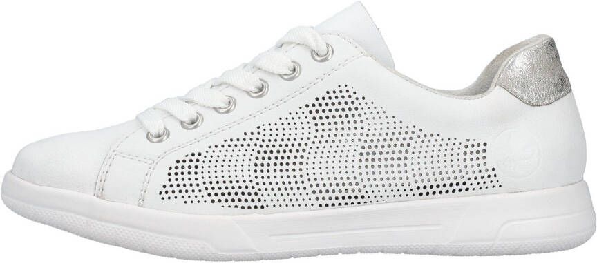 Rieker Sneakers verwijderbare textielinlegzool vrijetijdsschoen lage schoen veterschoen