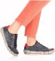 Rieker Sneakers Vrijetijdsschoen lage schoen instapschoen met kleurrijke siersteek - Thumbnail 12