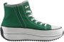 Rieker Sneakers plateau high top sneakers veterschoenen in vegan-verwerking - Thumbnail 7