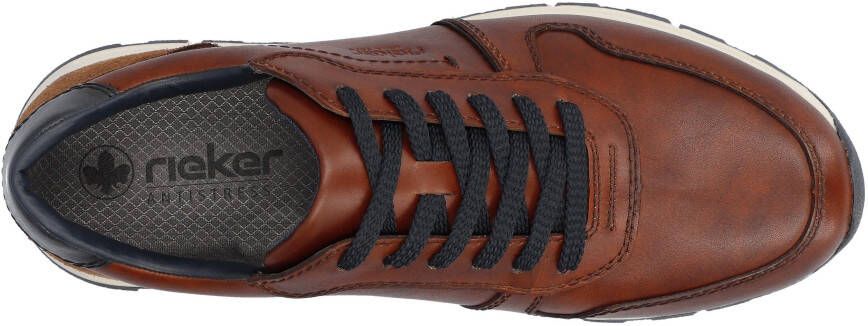 Rieker Sneakers met memocup binnenzool vrijetijdsschoen lage schoen veterschoen