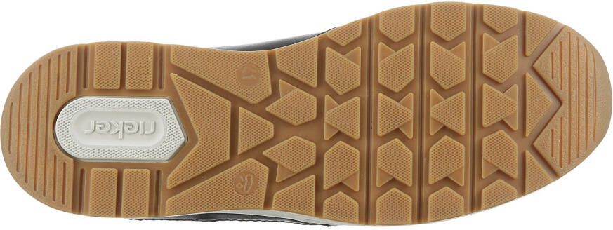 Rieker Sneakers met gepolsterde schaprand vrijetijdsschoen lage schoen veterschoen