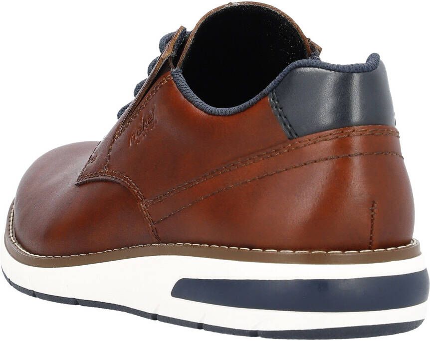 Rieker Sneakers met modieuze loopzool vrijetijdsschoen lage schoen veterschoen