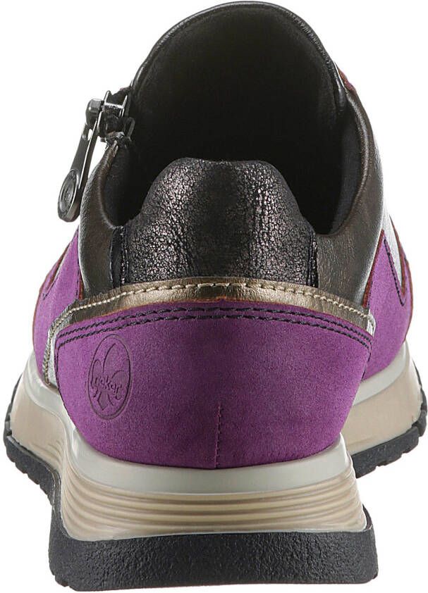 Rieker Sneakers vrijetijdsschoen lage schoen veterschoen met zachte inlegzool