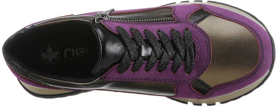 Rieker Sneakers vrijetijdsschoen lage schoen veterschoen met zachte inlegzool