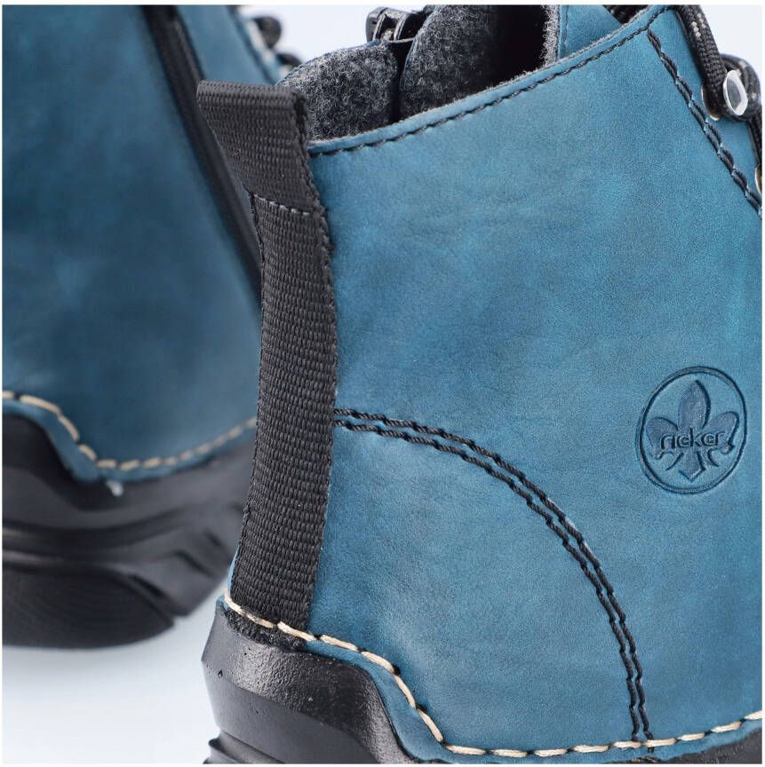 Rieker Sneakers vrijetijdsschoen lage schoen veterschoen met binnenrits