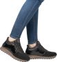Rieker Sneakers vrijetijdsschoen lage schoen veterschoen met zijrits - Thumbnail 9