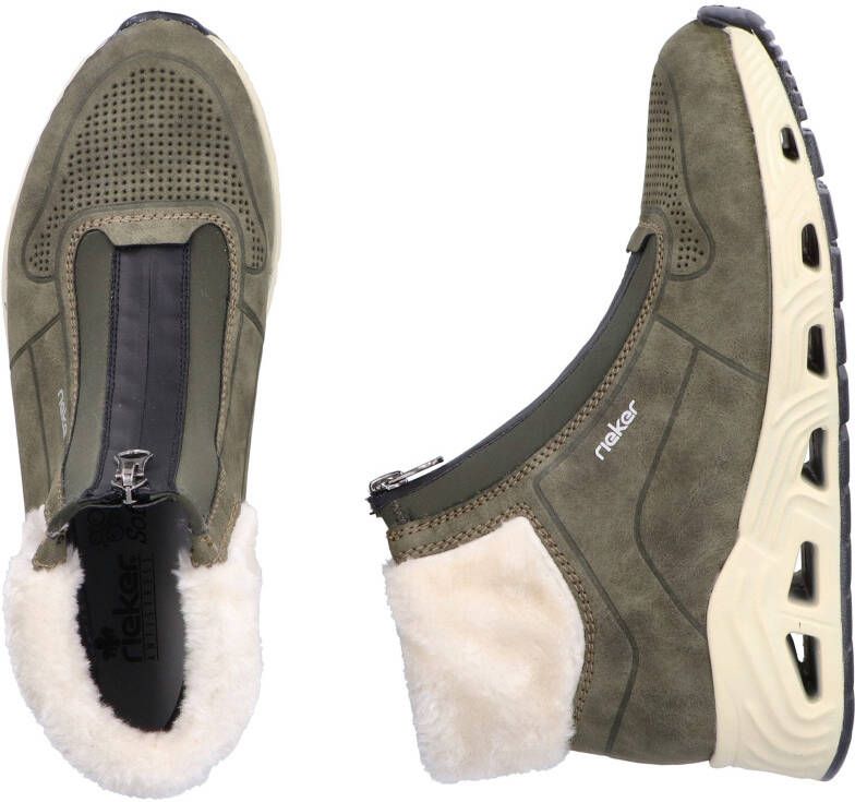 Rieker Sneakers vrijetijdsschoen instaplaarzen met voorrits