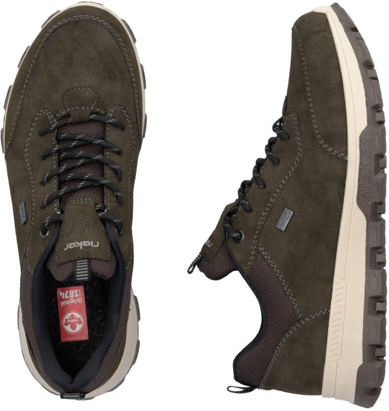 Rieker Sneakers outdoorschoen lage schoen veterschoen met tex-membraan