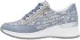 Rieker Sneakers bedrukt met letters vrijetijdsschoen lage schoen veterschoen - Thumbnail 8