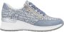 Rieker Sneakers bedrukt met letters vrijetijdsschoen lage schoen veterschoen - Thumbnail 9