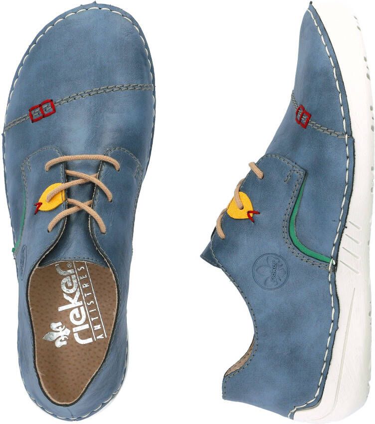 Rieker Sneakers in sportlook vrijetijdsschoen lage schoen veterschoen