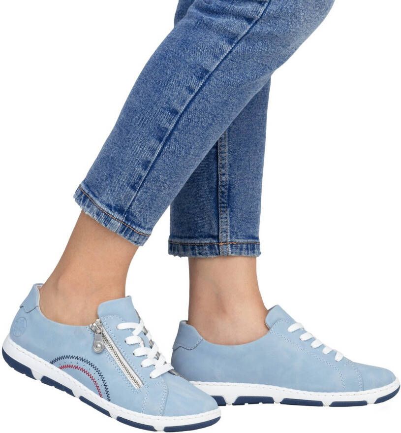 Rieker Sneakers lage schoen veterschoen vrijetijdsschoen met sportieve loopzool