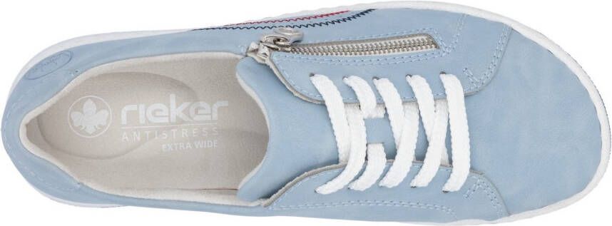 Rieker Sneakers lage schoen veterschoen vrijetijdsschoen met sportieve loopzool