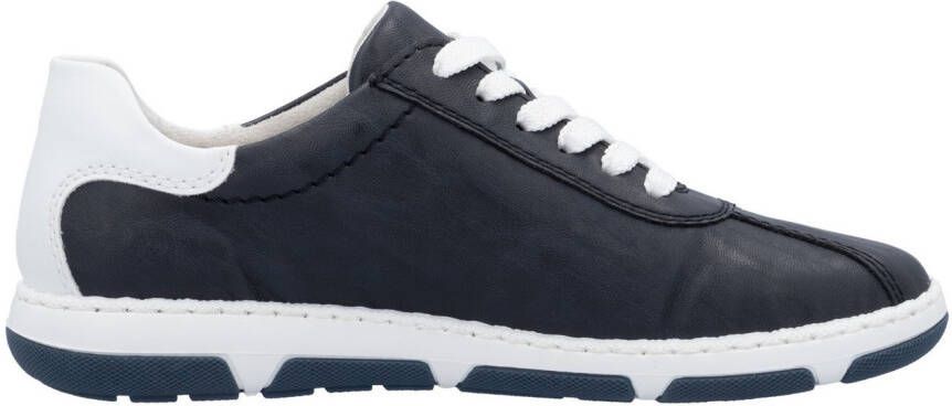 Rieker Sneakers lage schoen vrijetijdsschoen veterschoen met gevoerde schacht