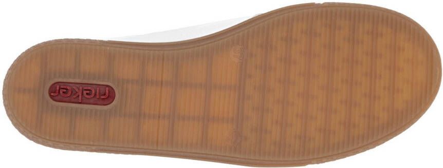 Rieker Sneakers lage schoen vrijetijdsschoen veterschoen met ritssluiting