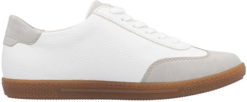 Rieker Sneakers lage schoen vrijetijdsschoen veterschoen met ritssluiting