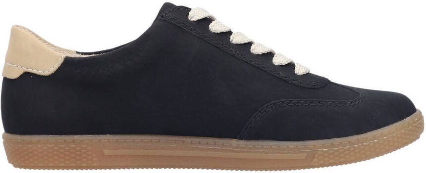 Rieker Sneakers lage schoen vrijetijdsschoen veterschoen met ritssluiting